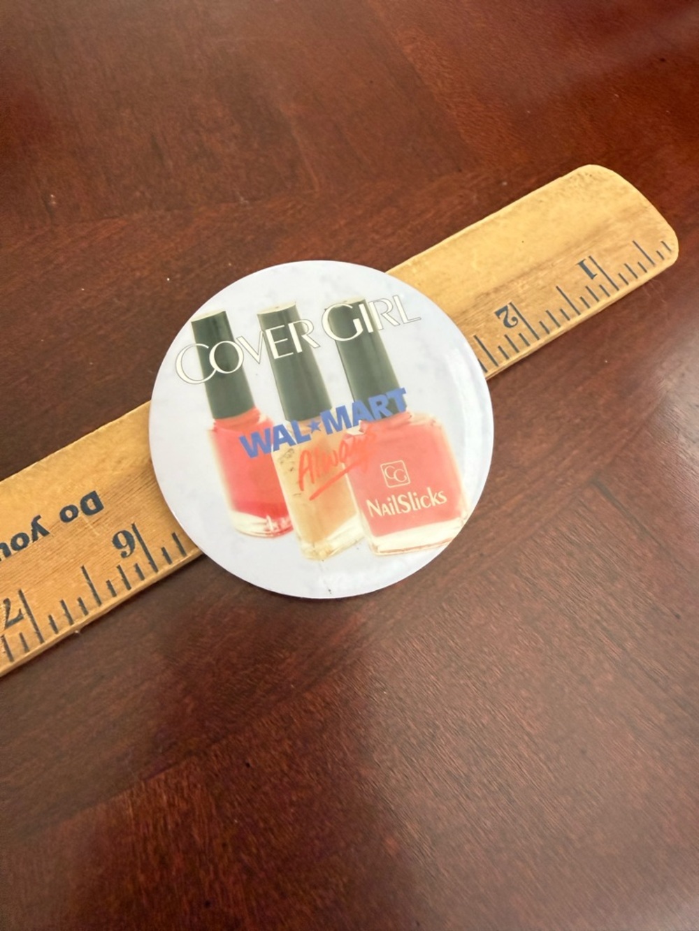 Vintage Cover Girl Walmart Brooch